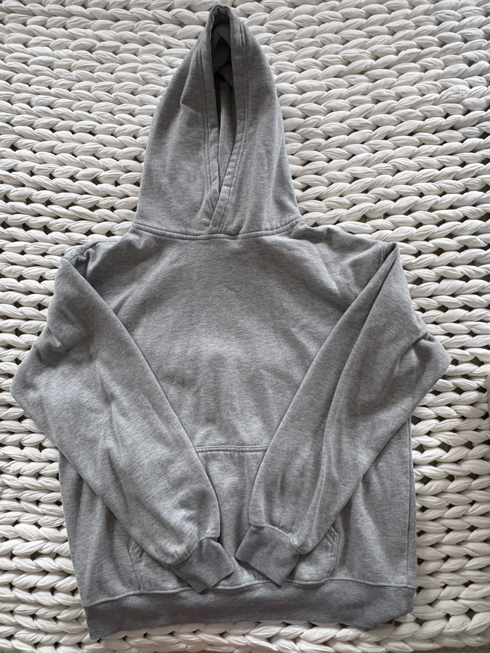 Plain Gray Hoodie - Cozy Pullover Sweatshirt